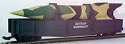 German Four Axle V2 Rocket Transport Car Rail Car #225040